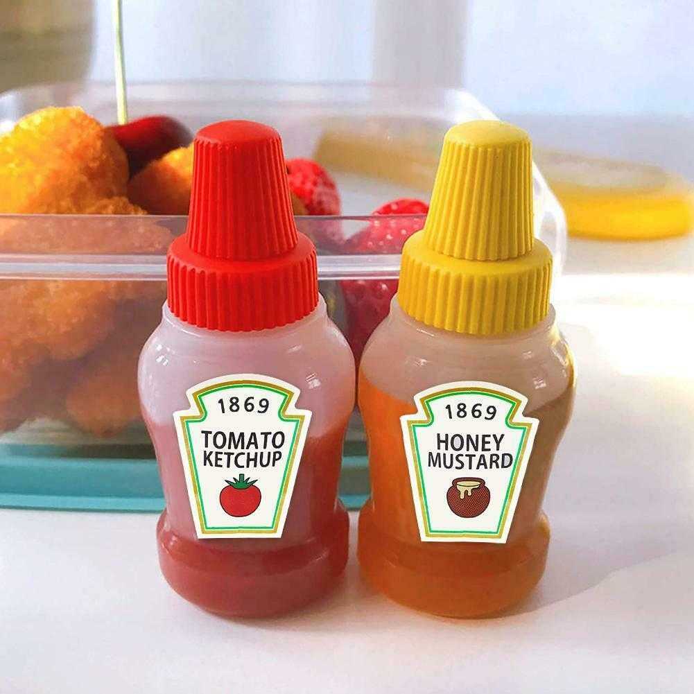 (BISA COD) FTIHSHP HouseGood Botol Saos Mini Tomato Ketchup Sauce Bottle 25ml 2PCS - HG25