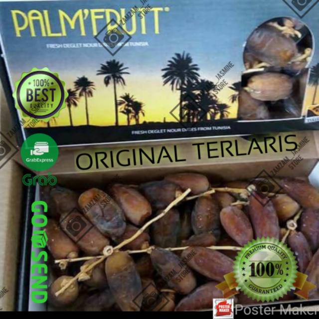 

KURMA TANGKAI TUNISIA ORIGINAL PALM FRUIT BOX 500gr