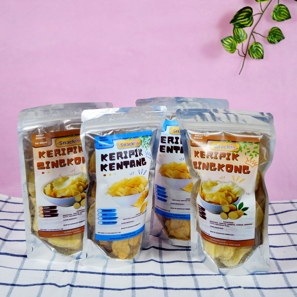

Keripik Singkong Pedas Manis Keripik Kentang Manis 50g