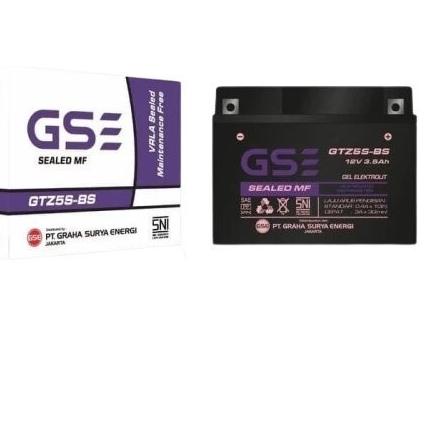 ֍ Aki Motor GS  GTZ5 Mio Soul, MioZ, Mio M, Mio GT 125, Mio J Accu ♕