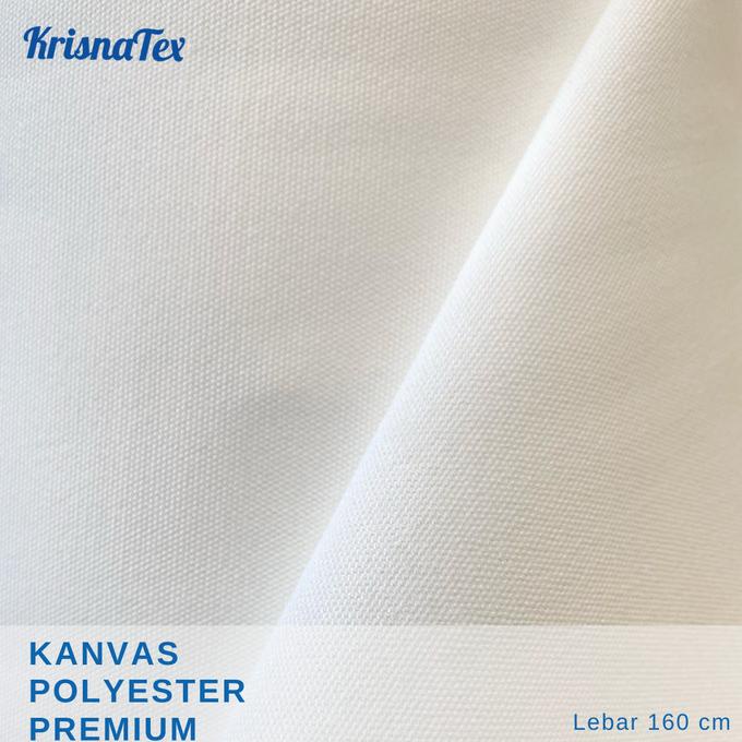 Kain Kanvas Polyester Premium Lebar 160 Cm Meteran - Bahan Sublim