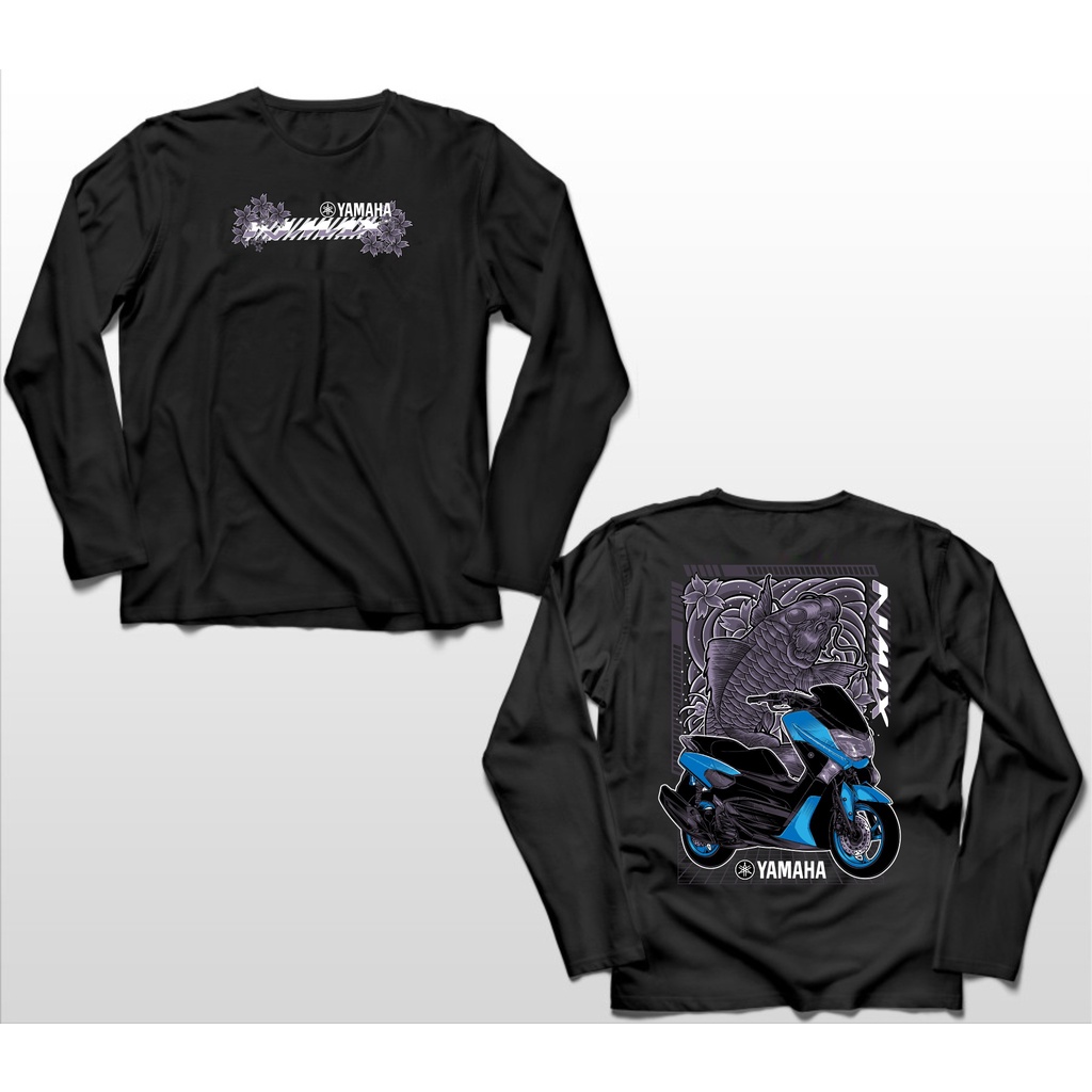 KAOS LENGAN PANJANG YAMAHA NMAX KOI BIG SIZE JUMBO