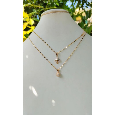 Kalung Dan Liontin Emas Muda