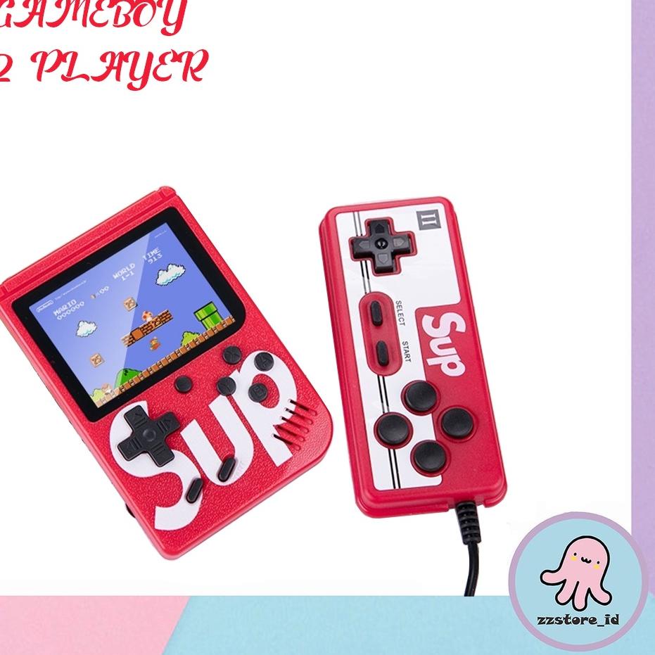 ☺ Gameboy 2 Player Retro Mini 400 in 1 SUP / Game Box Portable Game Boy 2 Player ➻