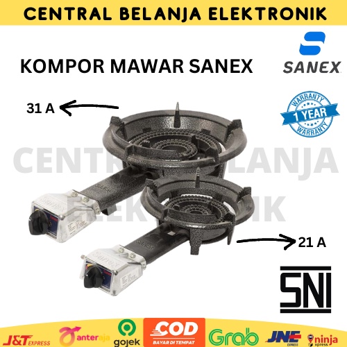 Kompor gas Sanex Mawar 31A dan 21A / kompor wos sanex 31A dan 21A