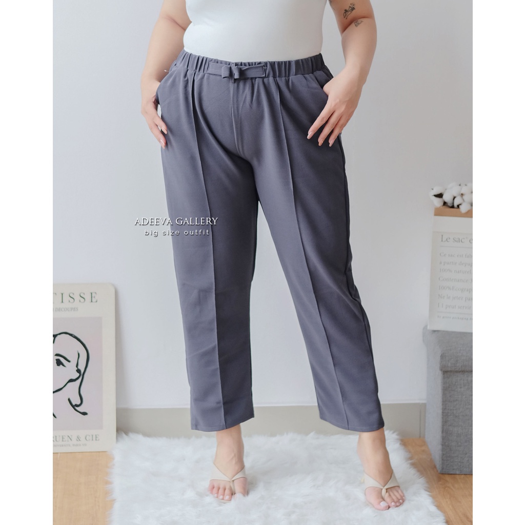 ADEEVA Viona Pants Jumbo Celana Kerja Wanita Jumbo