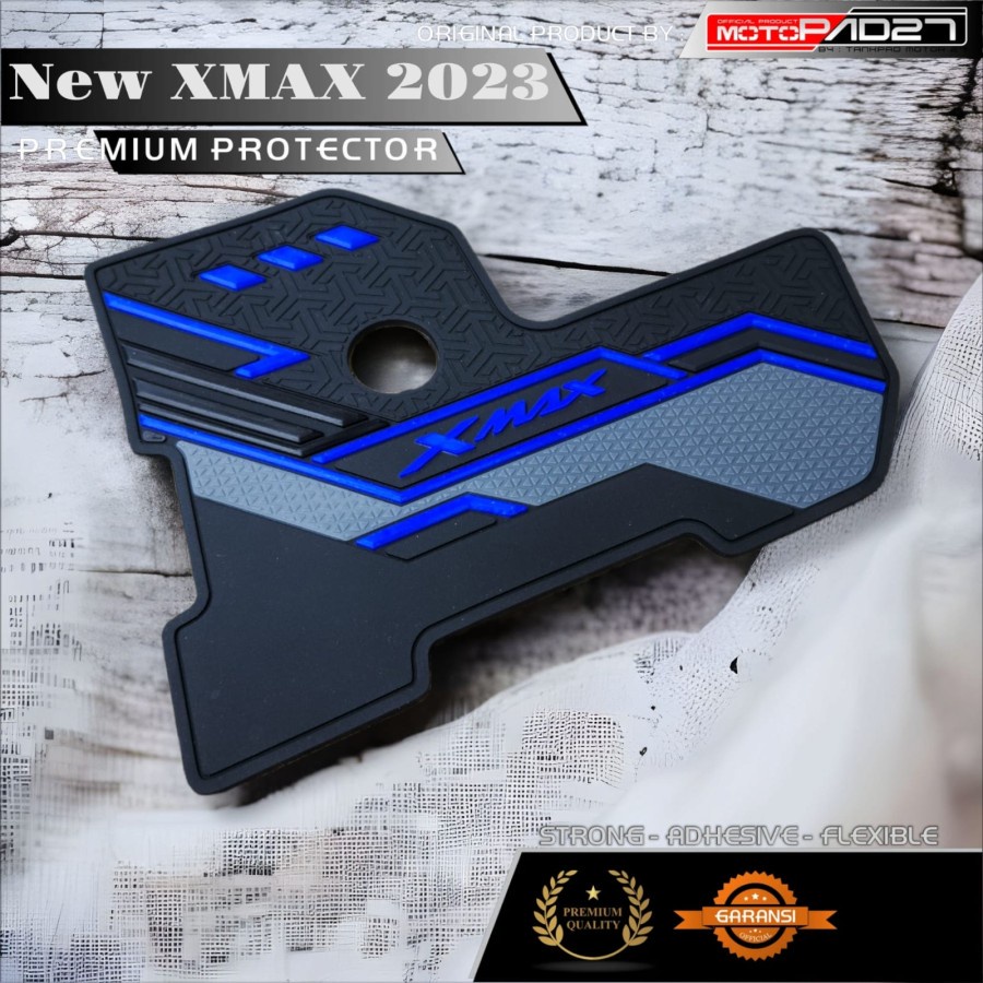 Motopad27 Stiker muffler cover knalpot New Xmax 2023 bahan karet