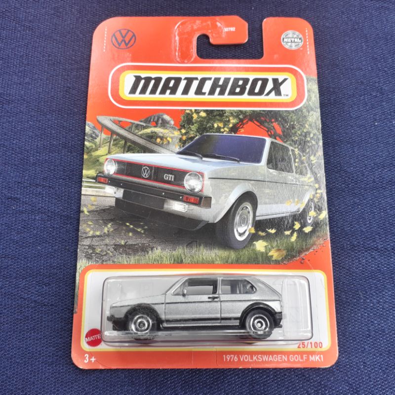 Diecast Matchbox Mbx VW 1976 Volkswagen Golf Mk 1 Silver