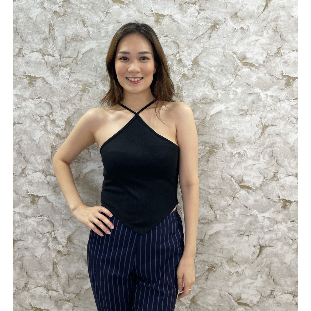 MODAVIE - LIA TANKTOP V-Neck Tanktop Korean Style Wanita