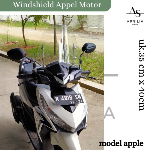 Windshield Universal Windshield Appel Motor Matic Kaca Depan Visor Windshield Scoopy Tameng Angin Mo