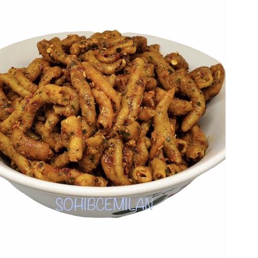 

➴ 1kg - USUS CRISPY PEDAS DAUN JERUK - USUS KRISPI - KERIPIK USUS ♝