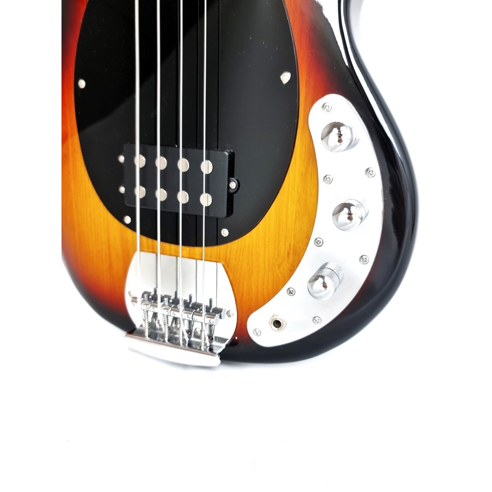 Bass Elektrik Music Man Model Sting Ray 4 Warna Sunburst Bonus Kabel Jack Listrik Ernie Ball Murah Jakarta