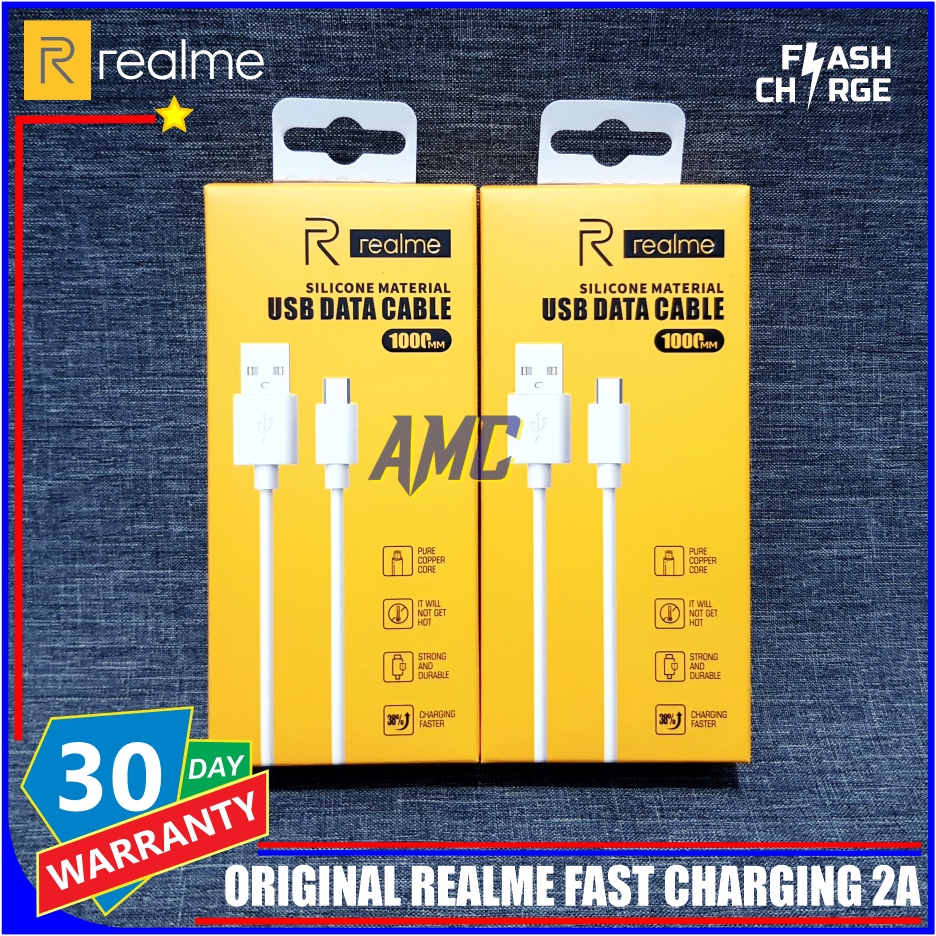 Kabel Data Realme C33 ORIGINAL 100% Fast Charging Micro USB