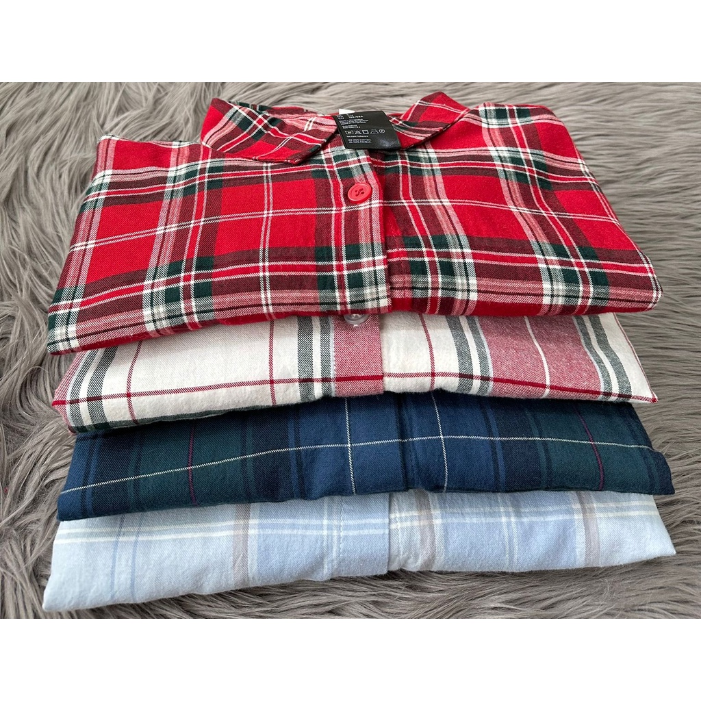 Hm plaid pajamas set