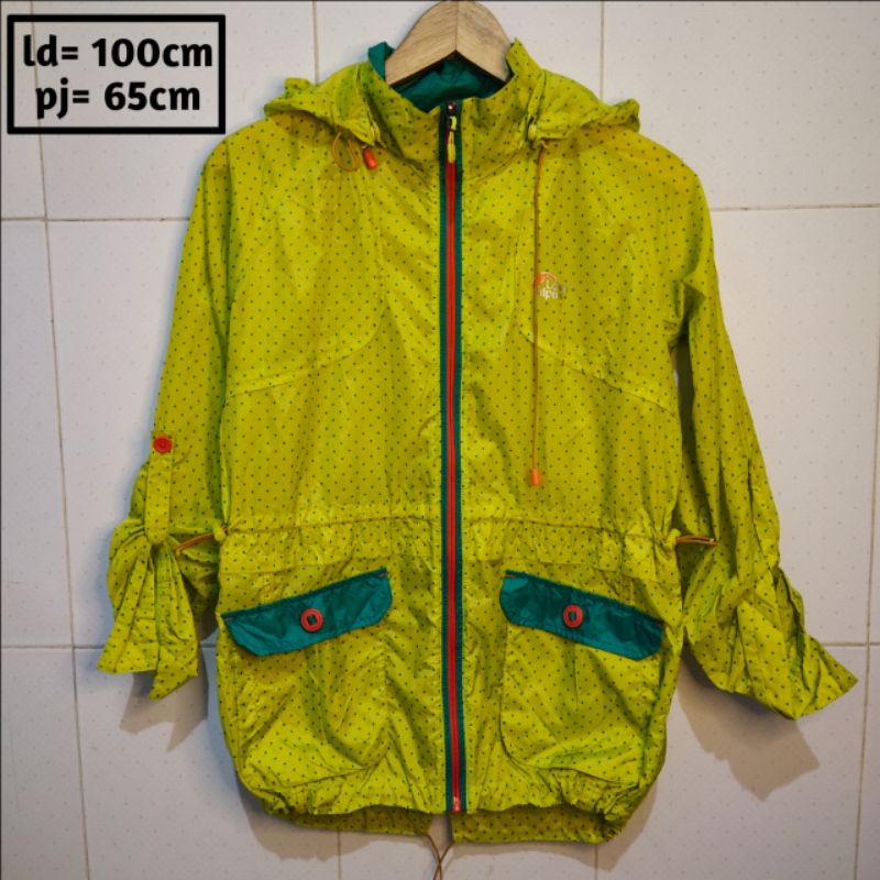 LOWE ALPINE preloved branded jaket pria wanita cewek cowok thrift pl bekas second jacket running lar