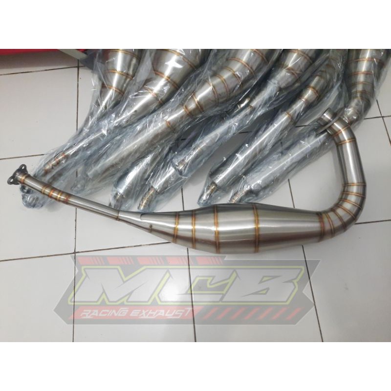 Chamber/perut only knalpot ninja RR/R stenlis type leher L