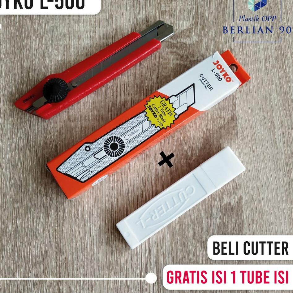 

Hadir Terkeren Cutter Joyko L-500 Besar ( GRATIS 1 TUBE ISI CUTTER ) / Cutter Termurah