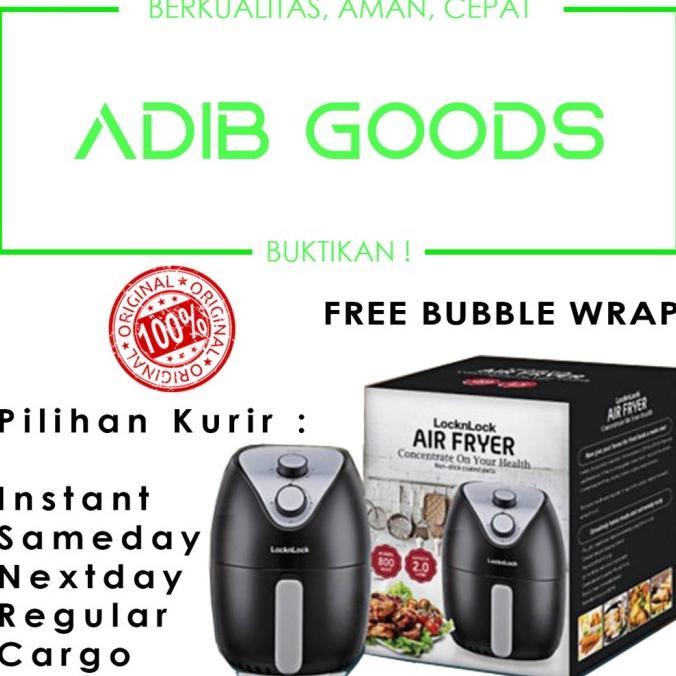 Air Fryer Locknlock 2 Liter Black Series Storrianake