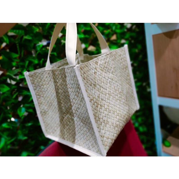 hanya disini] TAS ANYAMAN PANDAN SIZE JUMBO NASI BOX 25X25X25 CM BISA CUSTOM HUMPERS