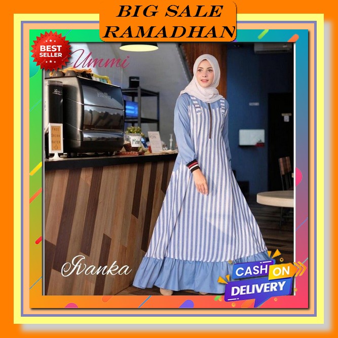 Baju Busana Muslim Gamis Wanita Terbaru 2023 Kekinian Dewasa Remaja Baju Muslim Wanita - Baju Gamis 