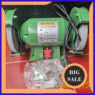 mesin gurinda duduk 6" Domax bench grinder 6 inch gerinda duduk stand grenda batu poles asah 1M4R23