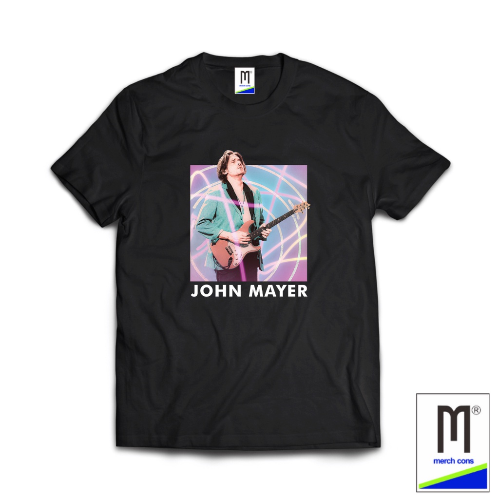 KAOS BAND JOHN MAYER TAG MERCHCONS SIZE LUAR / KAOS MUSIK DISTRO