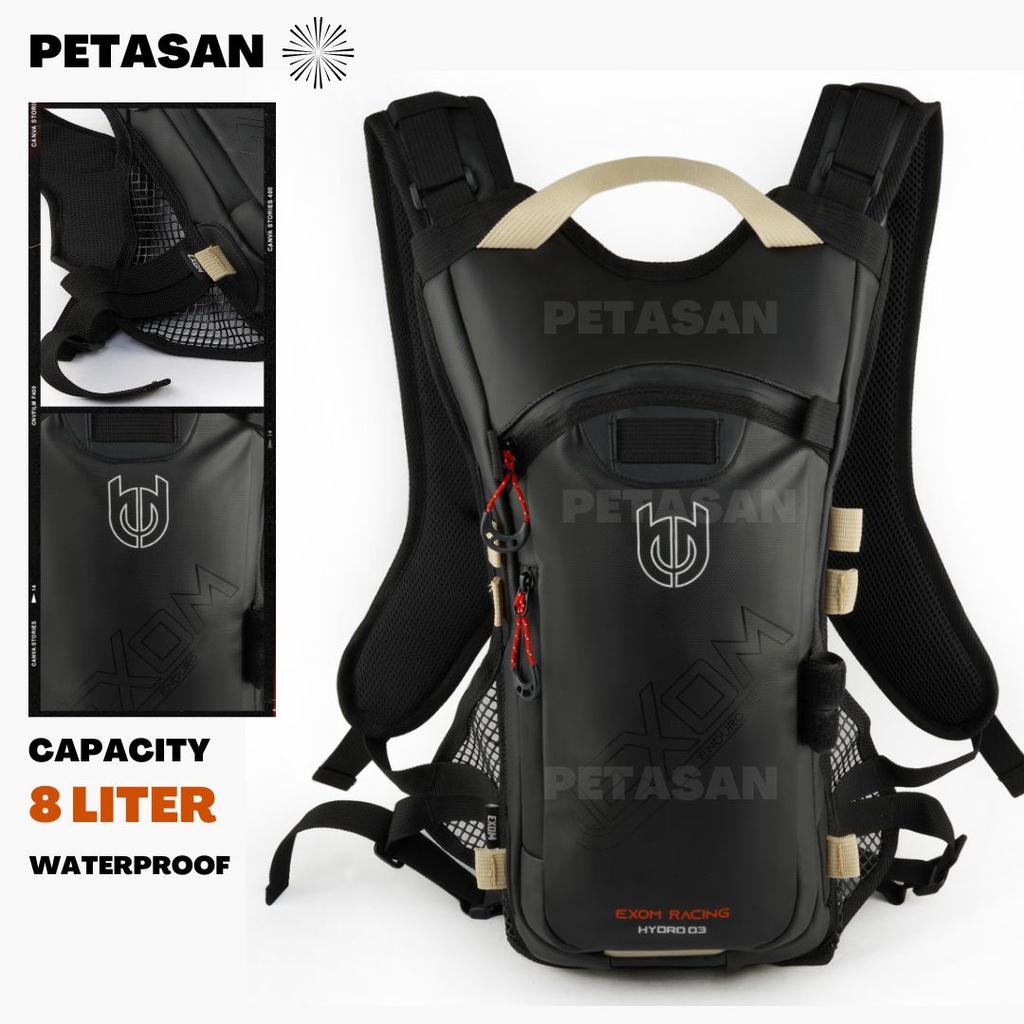 PTS - SPORTS BAG HAGWOOD HYDRO O3 - EXOM RACING - TAS TOURING - TAS SEPEDA - TAS MOTOCROSS