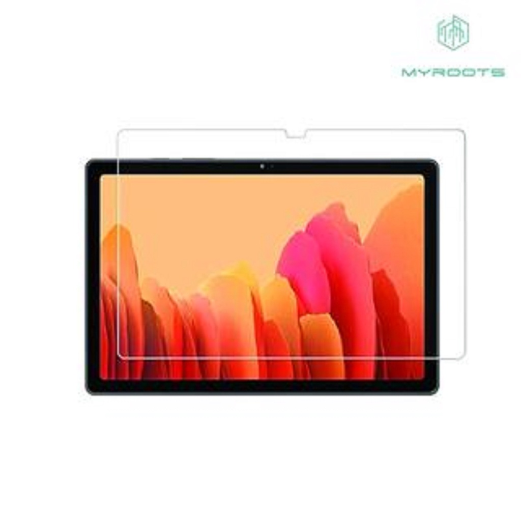 MYROOTS TEMPERED GLASS SAMSUNG TAB A8 3V A 10.1 A 10.5 S5E S6 S7 S8 FE PLUS - 22 19 18 ANTI GORES TABLET KACA FULL BENING
