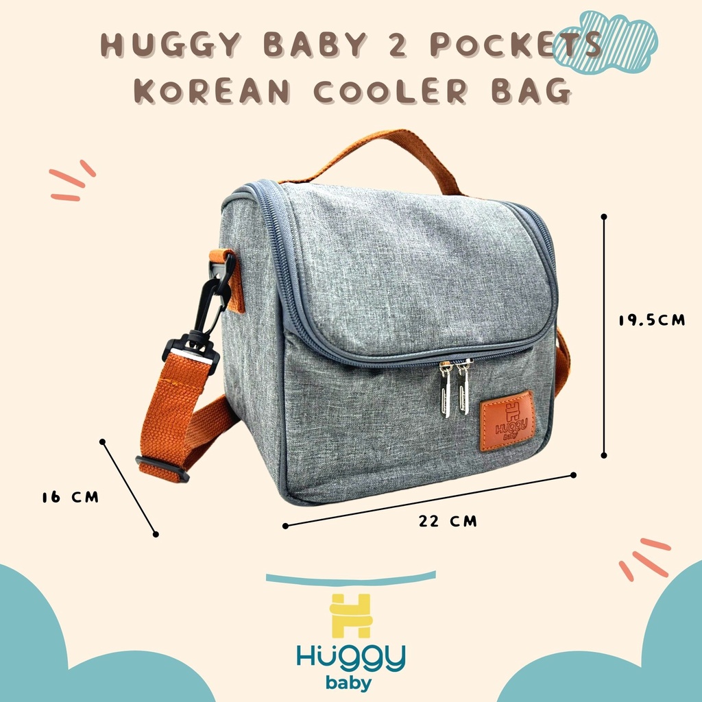 Huggy Baby BAG04 2 Pockets Korean Cooler Bag B101019