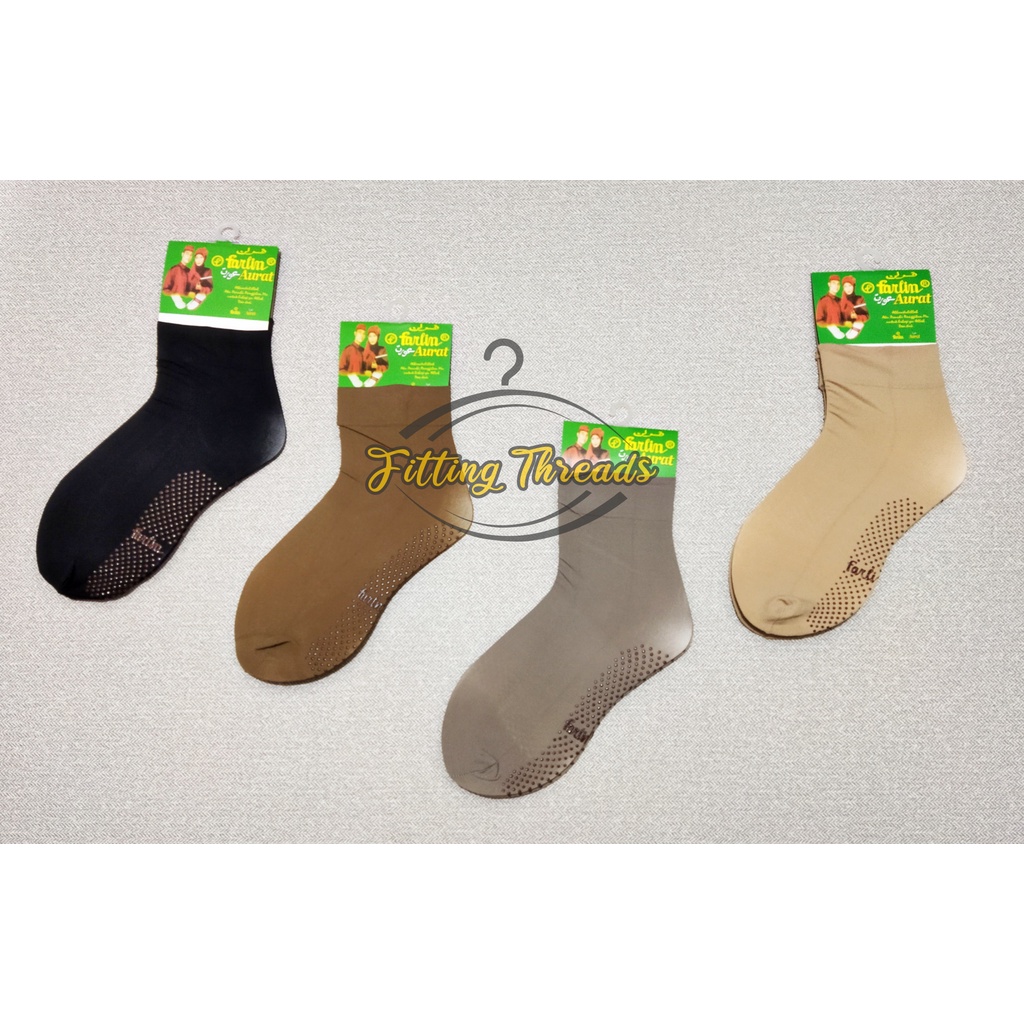 Kaos Kaki Stocking Tipis / Kaus Kaki Stoking Doting Anti Slip Farlin Aurat