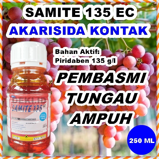 Akarisida Samite 135 Ec 250 Ml Insektisida Kontak Pembasmi Hama Tungau Obat Pestisida Tanaman Hias