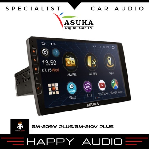 Head Unit Android ASUKA BM-209V PLUS/BM-210V PLUS Premium SQ 4+64GB Original