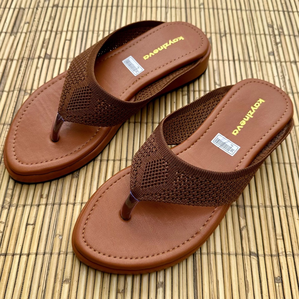 KAYZINEVA Sandal Jepit Wanita Rajut Premium SP05