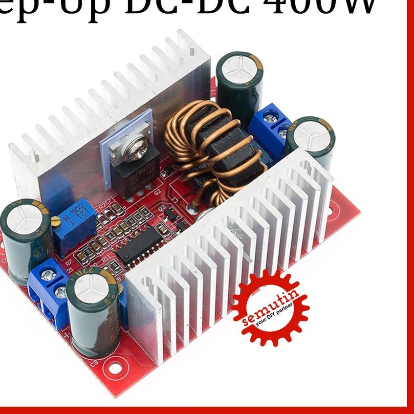 ✻ Step-Up Boost DC-DC 400W / Module Converter Pengganti Constant Current Power Supply / LED Driver ℮