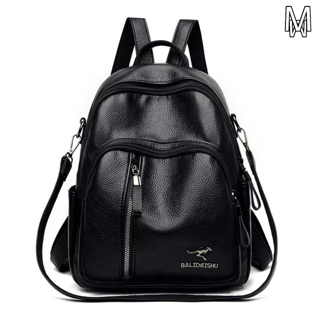 Tas Ransel Wanita kulit Murah Kwalitas Import Batam Kekinian Backpack Wanita Korea Style Original Ba