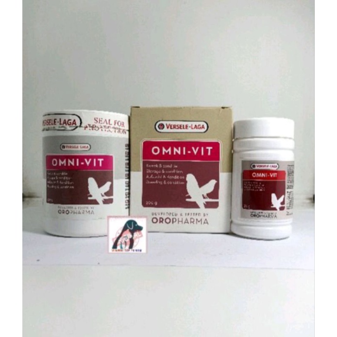 OMNI VIT VERSELE LAGA 200 GR VITAMIN BURUNG PEMULIHAN METABOLISME