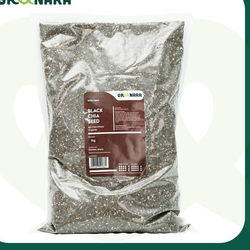 

✮ Organic Black Chia Seed 1Kg / Chiaseed Hitam Organik ☁