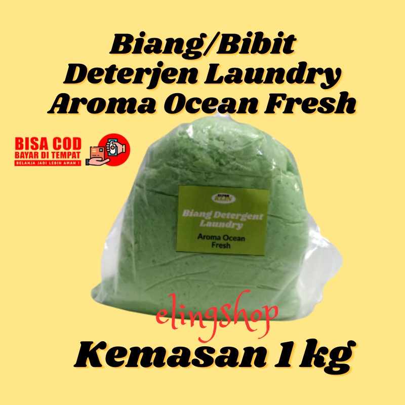 Biang Bibit Sabun Deterjen Detergen Detergent Cair Laundry Pakaian Aroma Ocean Fresh Kemasan 1 kg