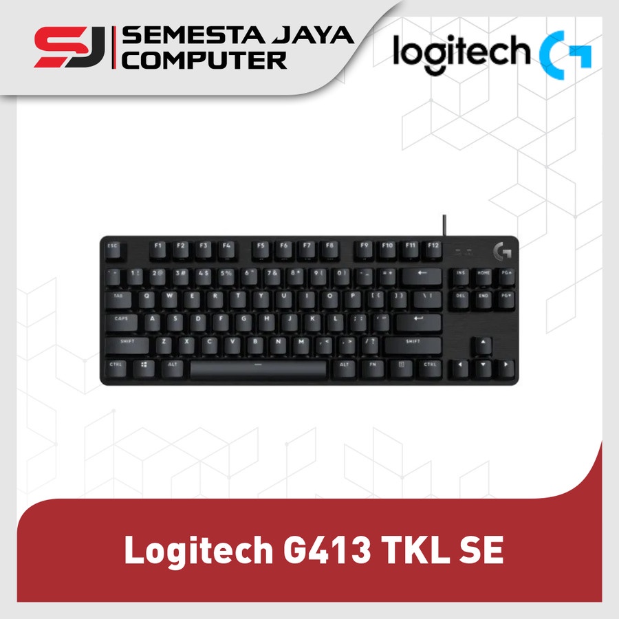 Logitech G413 SE Keyboard Gaming TKL Mechanical Tactile