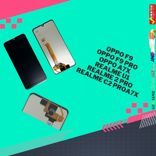 LCD FULLSET TOUCHSCREEN OPPO F9 F9 PRO REALME U1 REALME 2 PRO REALME C2 PROA7X