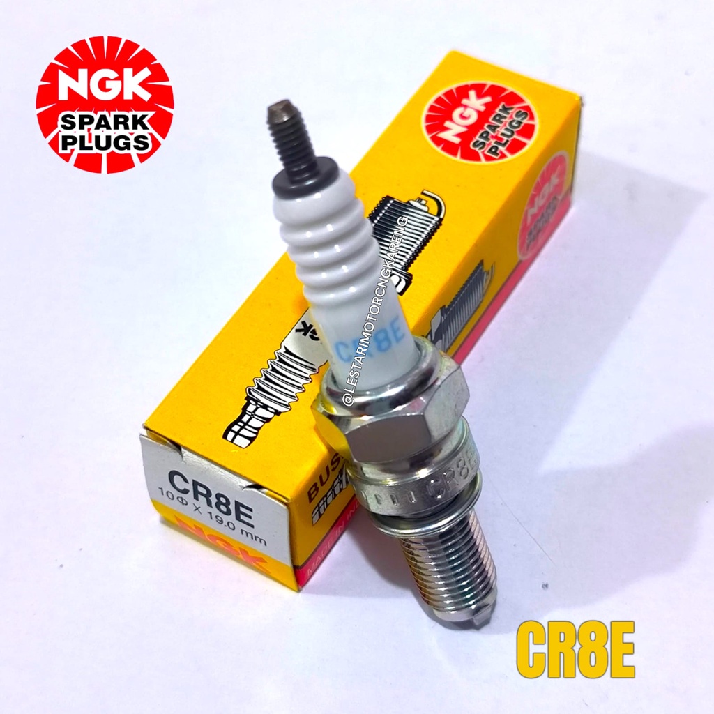 BUSI NGK CR8E NINJA 250 SATRIA F150 MX KING VIXION CS1 100% ORIGINAL