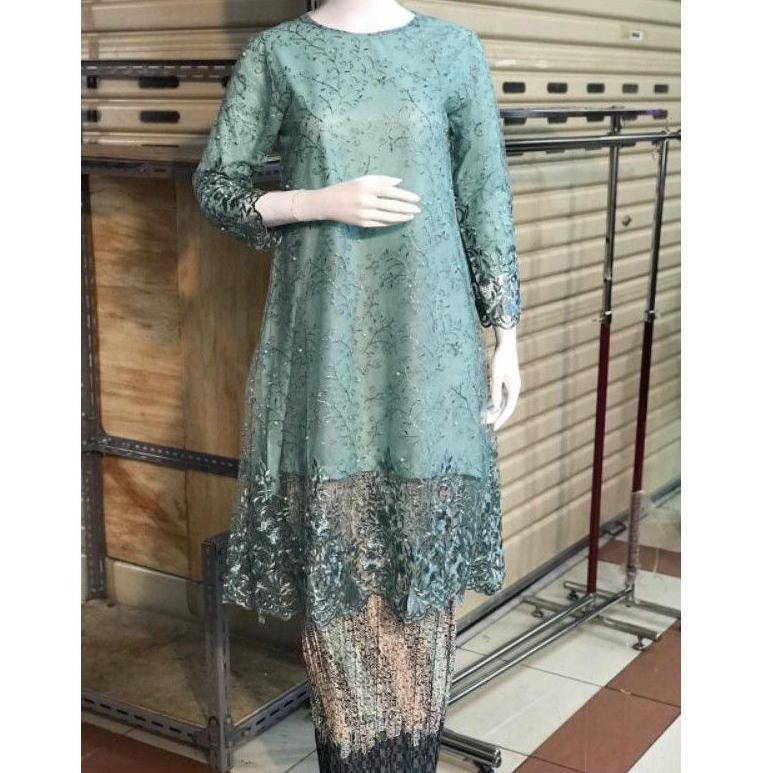 TERBARU TUNIK KEBAYA TILE JUMBO LD 130.WISUDA.TUNIK KEBAYA TILE.