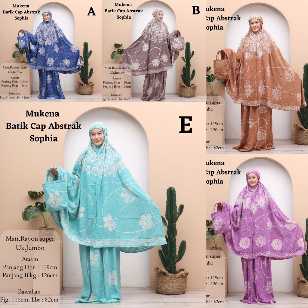 Mukena Batik Cap Pekalongan Jumbo,Mukena Batik Cap Samitex