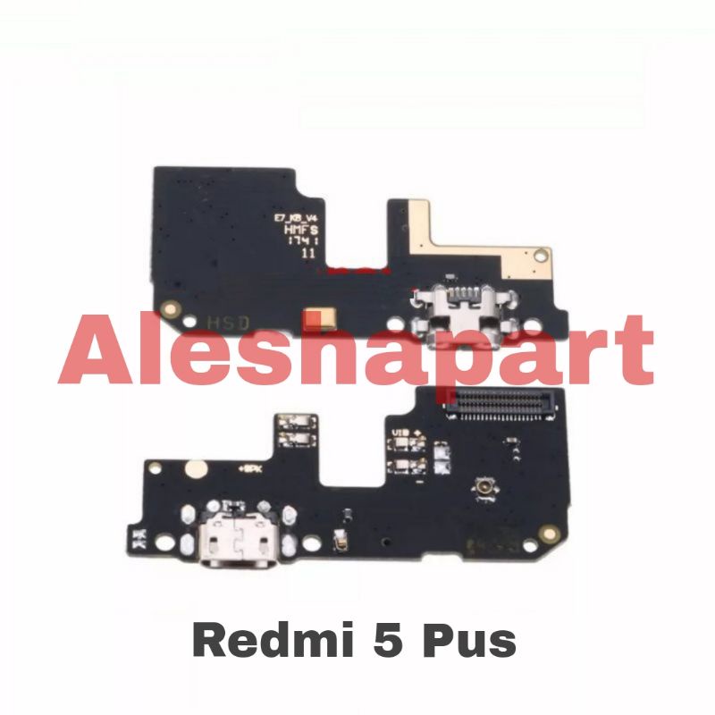 PCB Konektor Cas Xiaomi Redmi 5 Plus / Flexible Charger Redmi 5 Plus