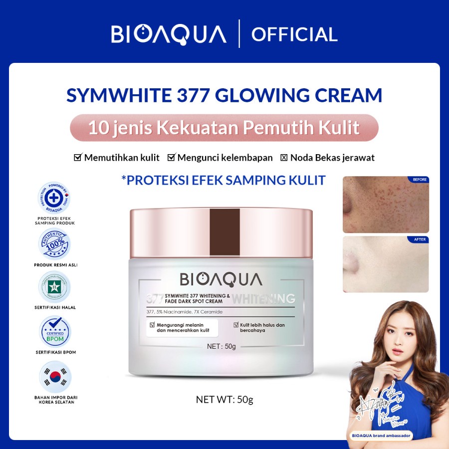 ✨ AKU MURAH ✨ BIOAQUA SymWhite 377 Whitening &amp; Fade Dark Spot Brightening Cream 50g