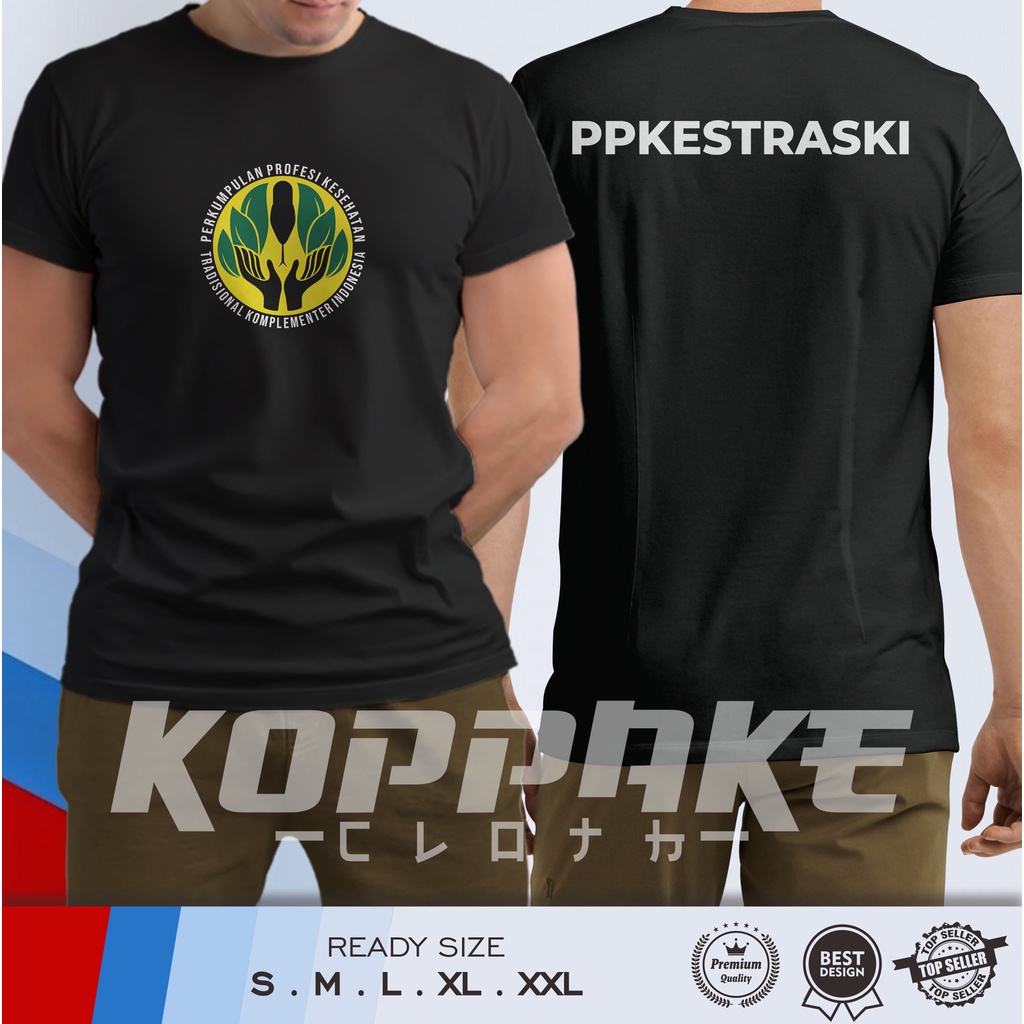 Kaos Baju PPKESTRASKI Kesehatan Tradisional  Logo Kaos Kesehatan