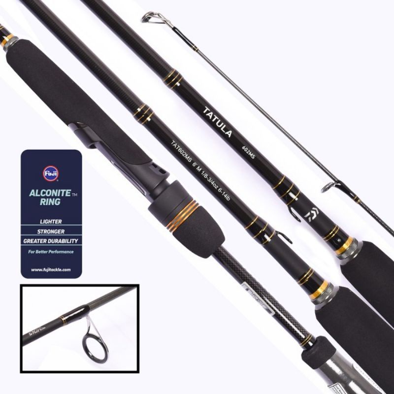 Joran Daiwa Tatula 2019 602 MS 662 MS | Ring full Fuji | Spinning Rod | Casting | Galatama