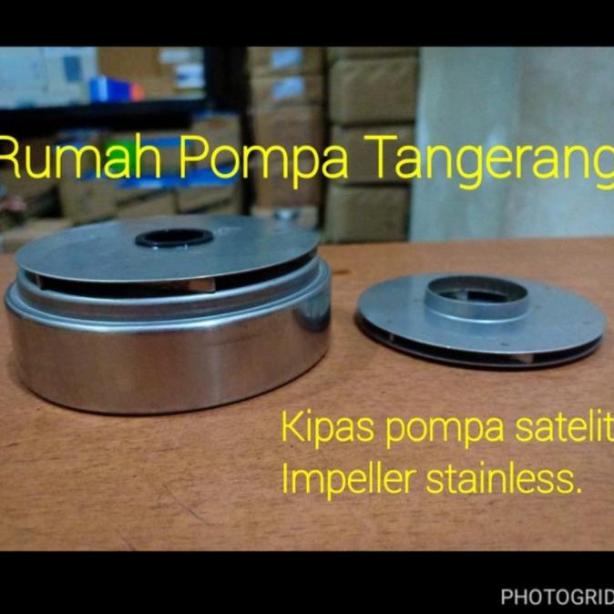 Sparepart Pompa Kipas Pompa Satelit Submersible Impeller Stainless 4"