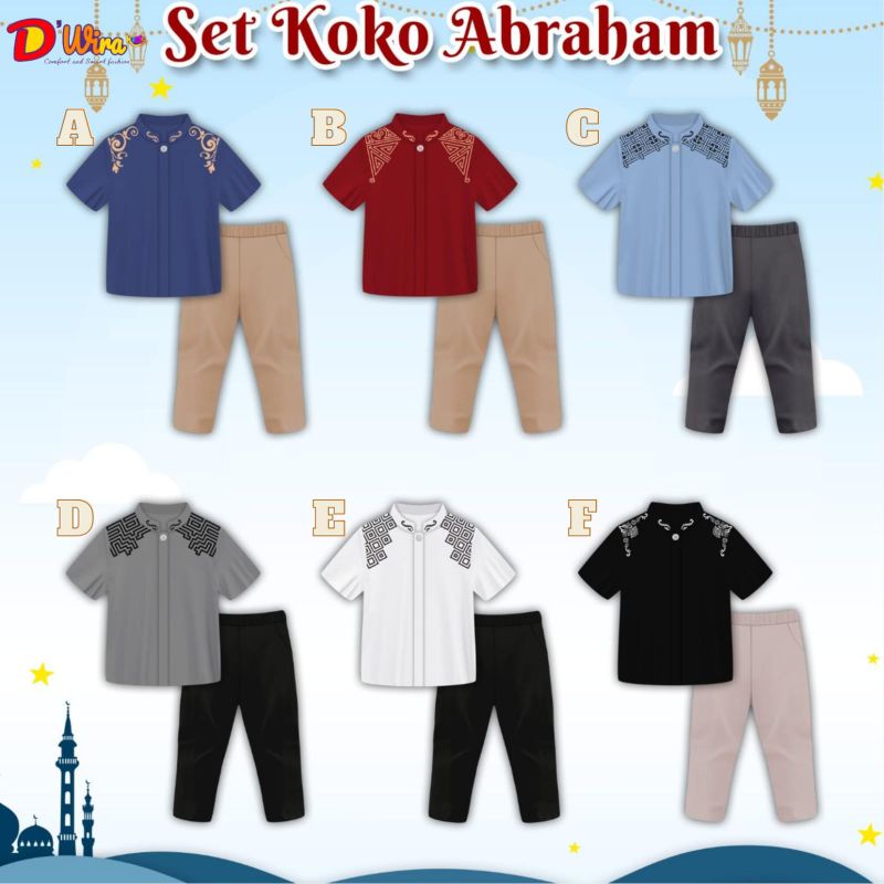 SET KOKO ABRAHAM JUNIOR N TEEN 6-20 TAHUN