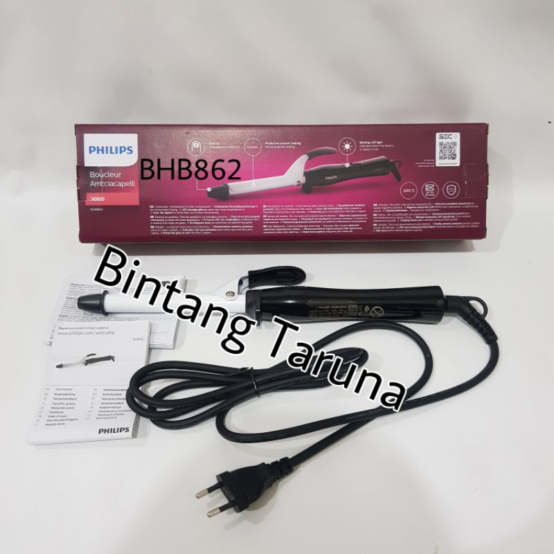 Hair Curly Philips BHB862/00 Philips Hair Curler BHB862 Pengiriting Rambut Philips BHB862